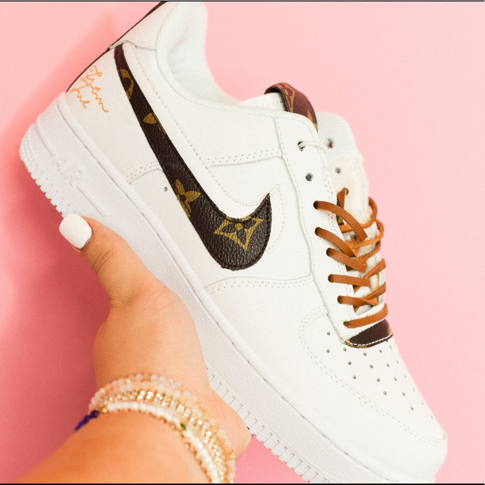 LV Nike Air Force 1’s
